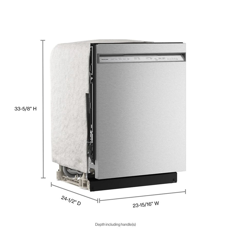 24 Inch Third Level Utensil Rack Dishwasher with 30+ Total Wash Jets in PrintShield™ Finish, 47 dBA - (KDFS224SPS)