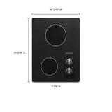 15" Electric Cooktop with 2 Radiant Elements - (KECC056RBL) - KITCHENAID