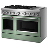 48-Inch 6 Burner Commercial-Style Dual Fuel Range with Griddle - (KFDD948SDC)