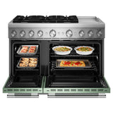 48-Inch 6 Burner Commercial-Style Dual Fuel Range with Griddle - (KFDD948SDC)