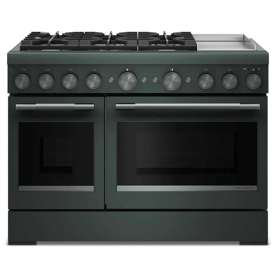 48-Inch 6 Burner Commercial-Style Dual Fuel Range with Griddle - (KFDD948SJP)