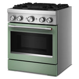 30-Inch 4 Burner Commercial-Style Dual Fuel Range with No Preheat Air Fry Mode - (KFDS930SDC)