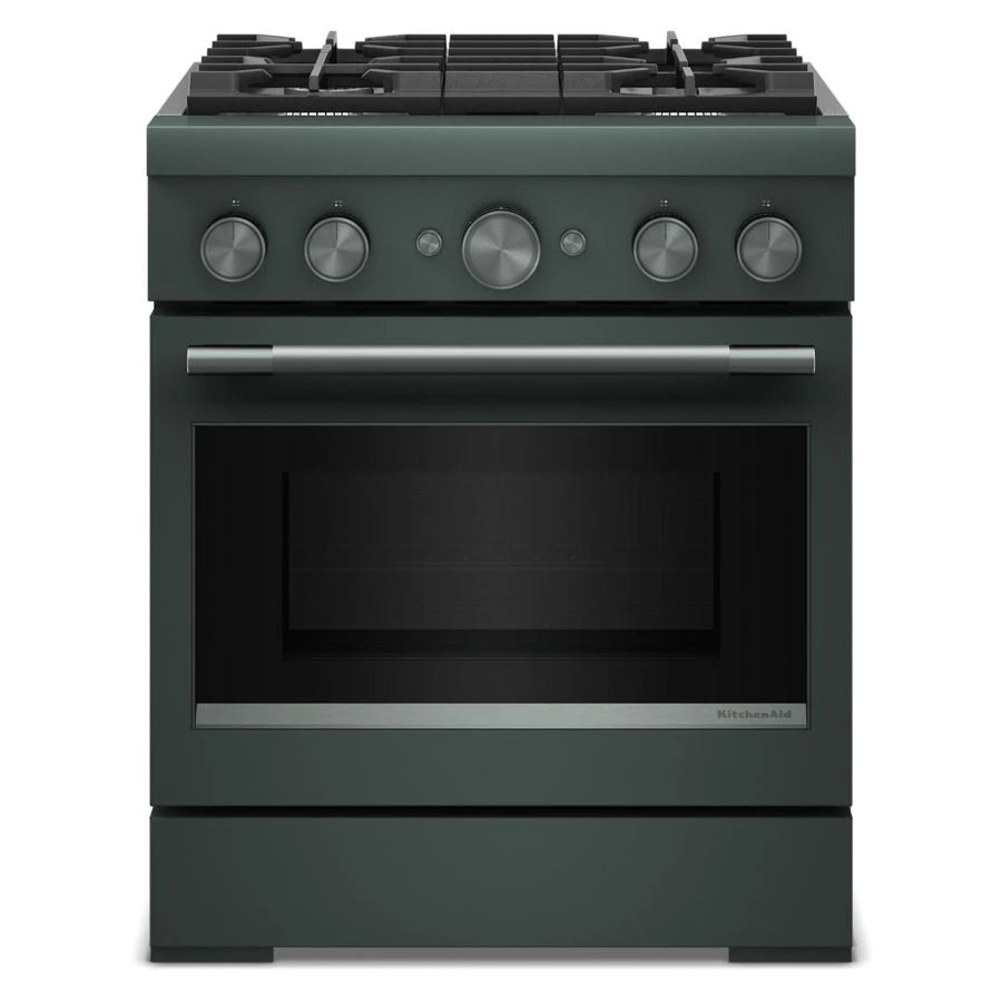 30-Inch 4 Burner Commercial-Style Dual Fuel Range with No Preheat Air Fry Mode - (KFDS930SJP)