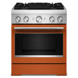 30-Inch 4 Burner Commercial-Style Dual Fuel Range with No Preheat Air Fry Mode - (KFDS930SSC)
