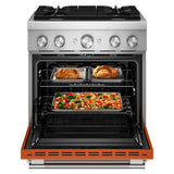 30-Inch 4 Burner Commercial-Style Dual Fuel Range with No Preheat Air Fry Mode - (KFDS930SSC)