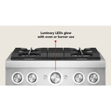 30-Inch 4 Burner Commercial-Style Dual Fuel Range with No Preheat Air Fry Mode - (KFDS930SSS)