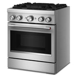 30-Inch 4 Burner Commercial-Style Dual Fuel Range with No Preheat Air Fry Mode - (KFDS930SSS)