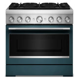 36-Inch 6 Burner Commercial-Style Dual Fuel Range with No Preheat Air Fry Mode - (KFDS936SAG)