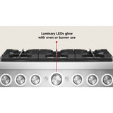 36-Inch 6 Burner Commercial-Style Dual Fuel Range with No Preheat Air Fry Mode - (KFDS936SAG)