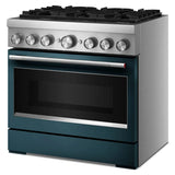 36-Inch 6 Burner Commercial-Style Dual Fuel Range with No Preheat Air Fry Mode - (KFDS936SAG)
