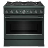 36-Inch 6 Burner Commercial-Style Dual Fuel Range with No Preheat Air Fry Mode - (KFDS936SJP)