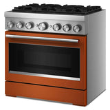 36-Inch 6 Burner Commercial-Style Dual Fuel Range with No Preheat Air Fry Mode - (KFDS936SSC)