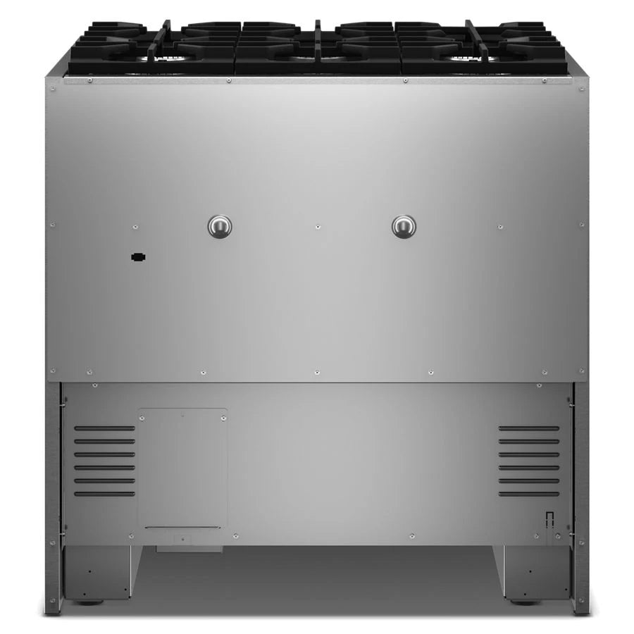36-Inch 6 Burner Commercial-Style Dual Fuel Range with No Preheat Air Fry Mode - (KFDS936SSS)