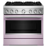 36-Inch 6 Burner Commercial-Style Dual Fuel Range with No Preheat Air Fry Mode - (KFDS936SWF)