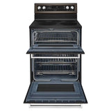 30-Inch 5 Burner Electric Double Oven Convection Range - (KFED500EBS) - KITCHENAID