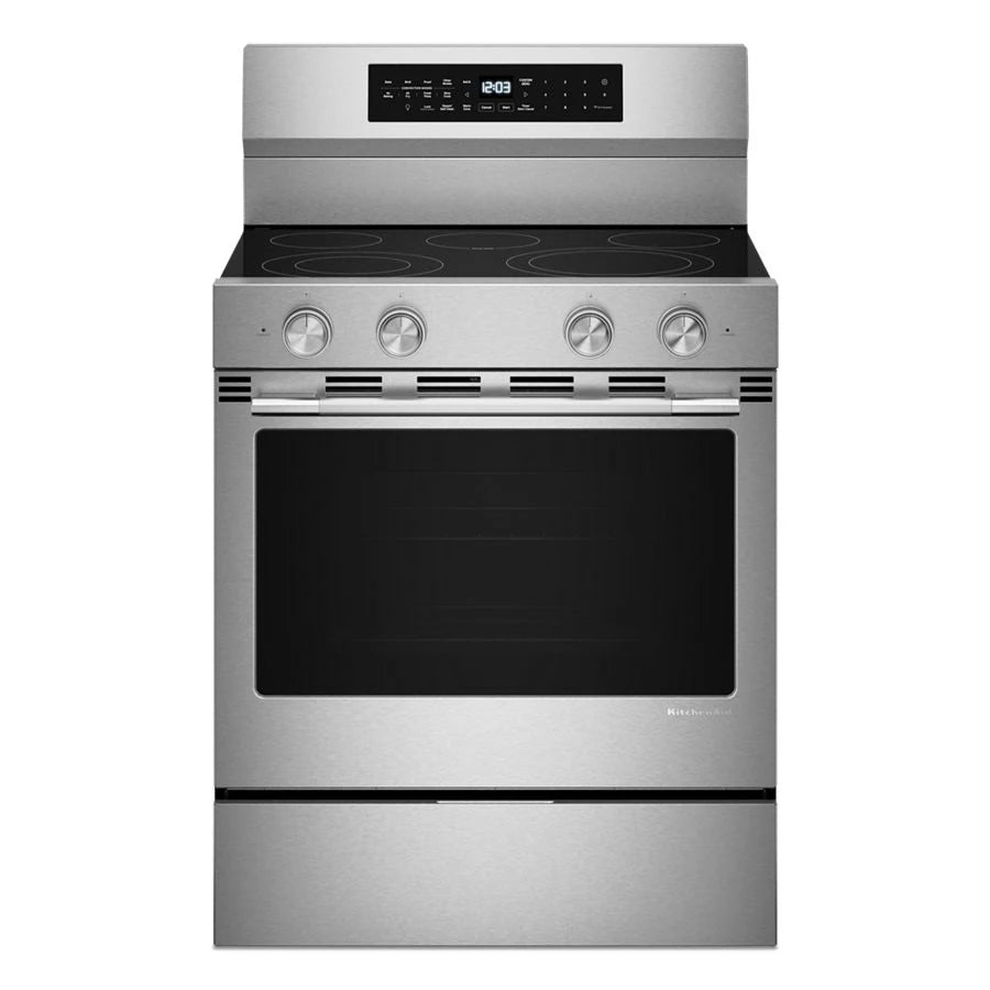 30" Smooth Surface Freestanding Electric Range with Convection Oven - (KFES530SPS)