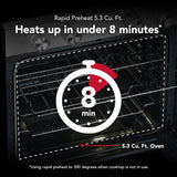 30" Smooth Surface Freestanding Electric Range with Convection Oven - (KFES530SPS)