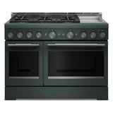 KitchenAid® 48-Inch 6 Burner Commercial-Style Gas Range with Griddle - (KFGD948SJP)
