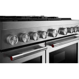 KitchenAid® 48-Inch 6 Burner Commercial-Style Gas Range with Griddle - (KFGD948SSS)