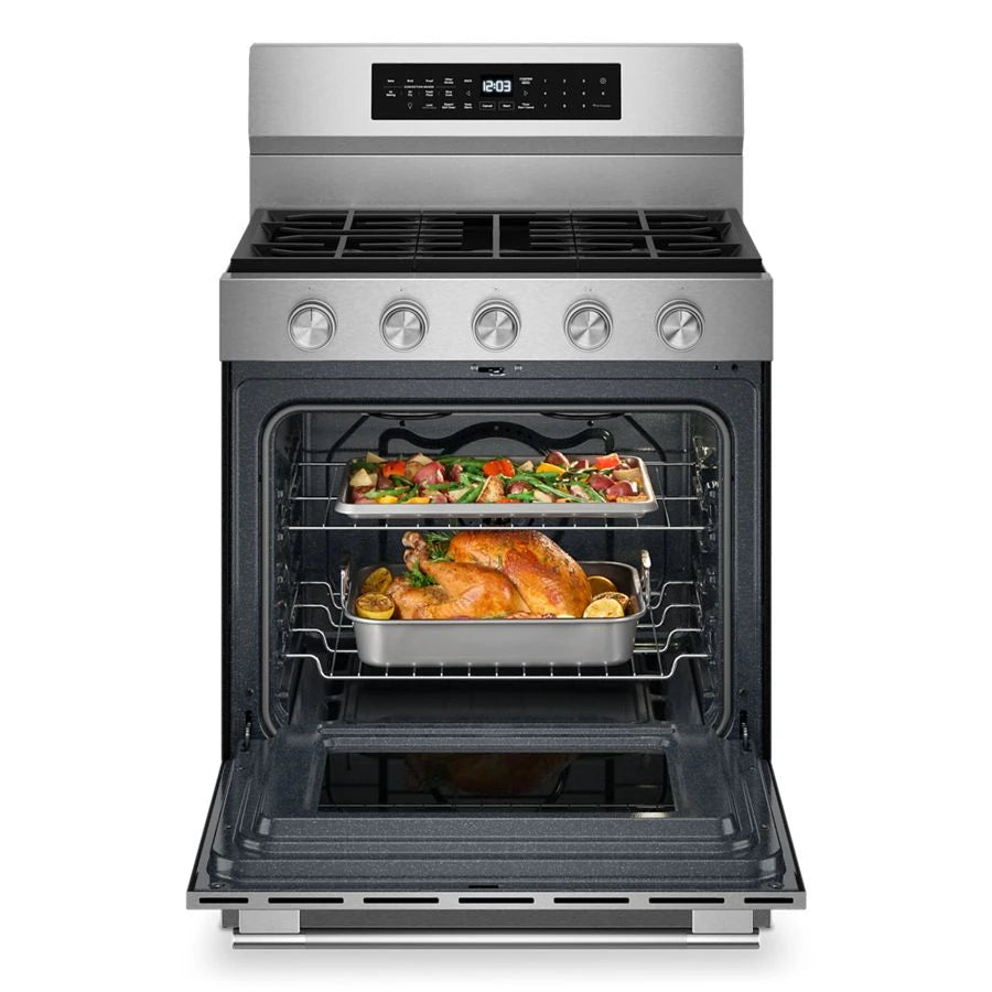 30" 5-Burner Gas Convection Range with Warming Drawer - (KFGS530SPS)