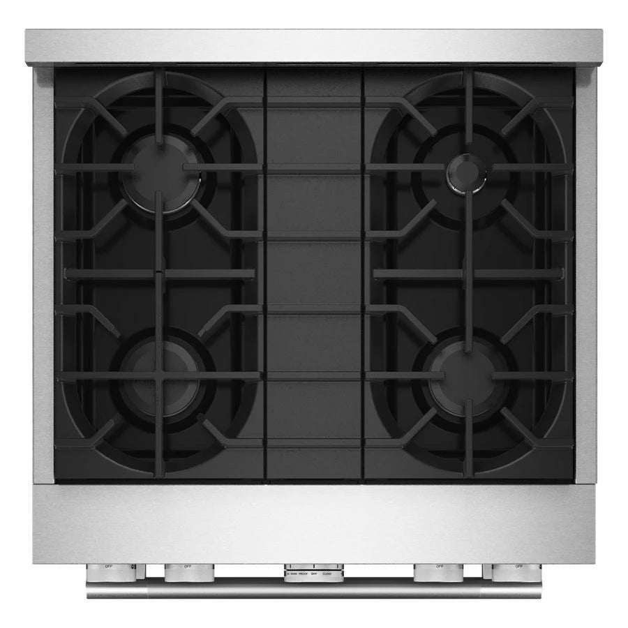 KitchenAid® 30-Inch 4 Burner Commercial-Style Gas Range with No Preheat Air Fry Mode - (KFGS930SSS)