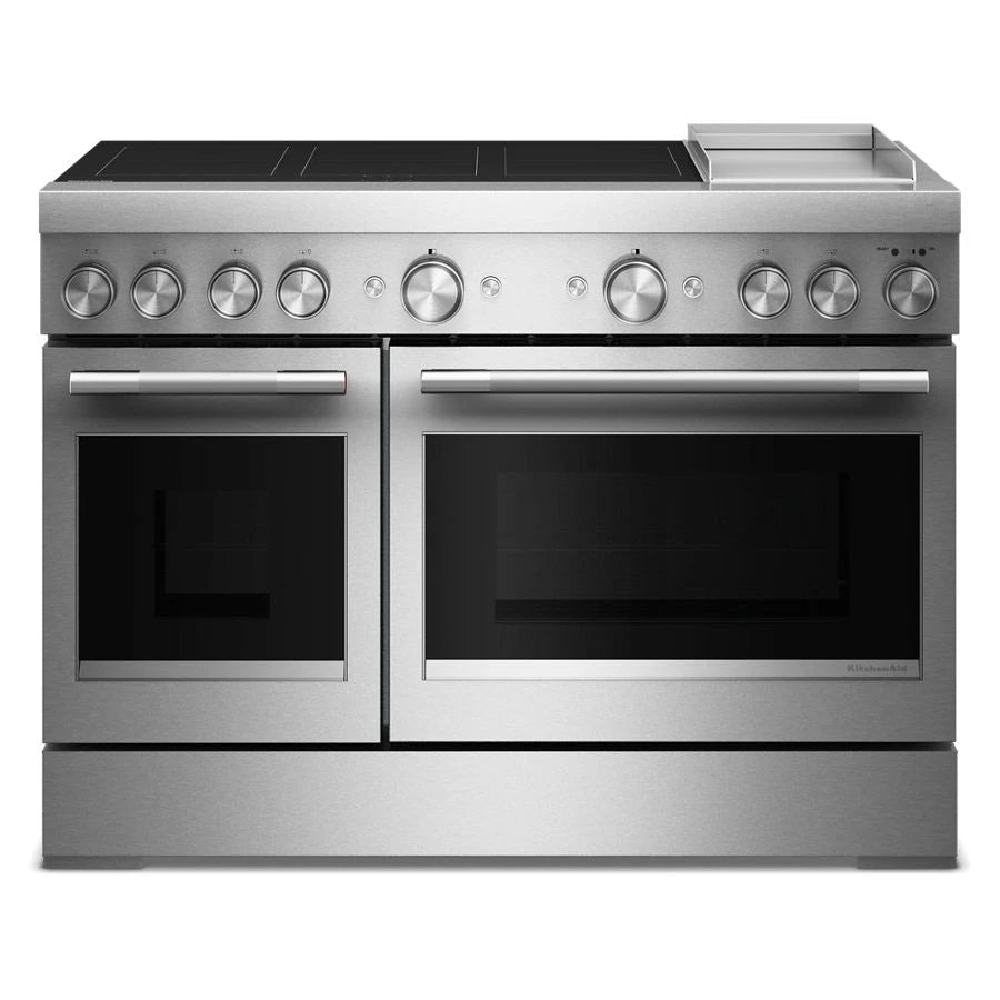 48-Inch 6-Element Induction Freestanding Commercial-Style Range with Griddle - (KFID948SSS)