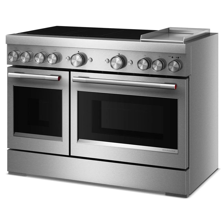 48-Inch 6-Element Induction Freestanding Commercial-Style Range with Griddle - (KFID948SSS)