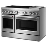 48-Inch 6-Element Induction Freestanding Commercial-Style Range with Griddle - (KFID948SSS)