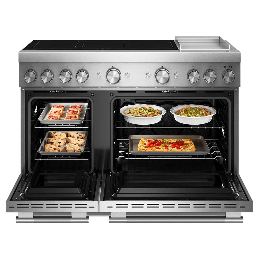 48-Inch 6-Element Induction Freestanding Commercial-Style Range with Griddle - (KFID948SSS)