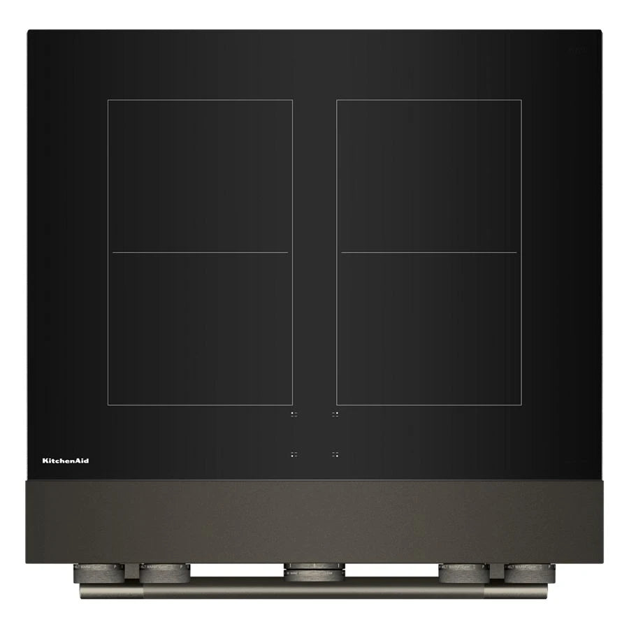 30-Inch 4-Element Induction Freestanding Commercial-Style Range with Air Fry - (KFIS930SBE)