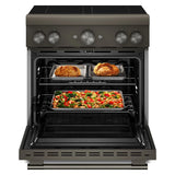 30-Inch 4-Element Induction Freestanding Commercial-Style Range with Air Fry - (KFIS930SBE)