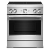 30-Inch 4-Element Induction Freestanding Commercial-Style Range with Air Fry - (KFIS930SSS)
