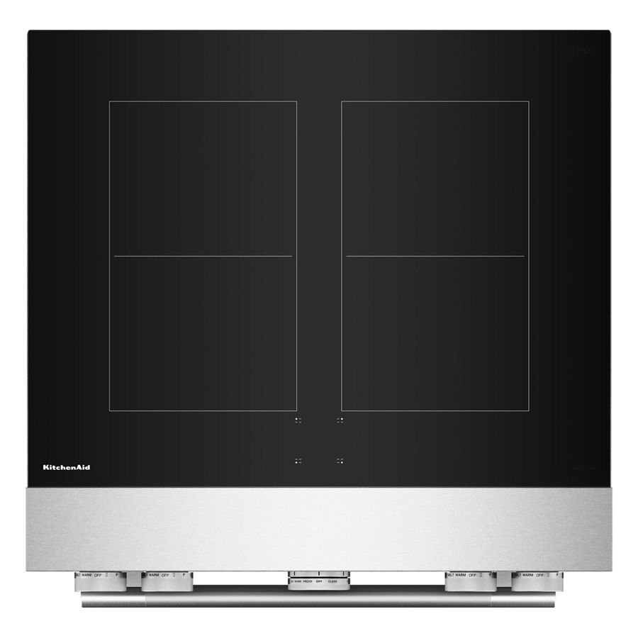 30-Inch 4-Element Induction Freestanding Commercial-Style Range with Air Fry - (KFIS930SSS)