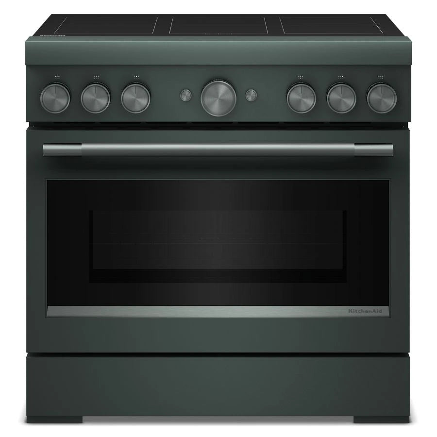 36-Inch 6-Element Induction Freestanding Commercial-Style Range with Air Fry - (KFIS936SJP)