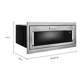 1000 Watt Built-In Low Profile Microwave with Slim Trim Kit - (KMBT5011KSS)