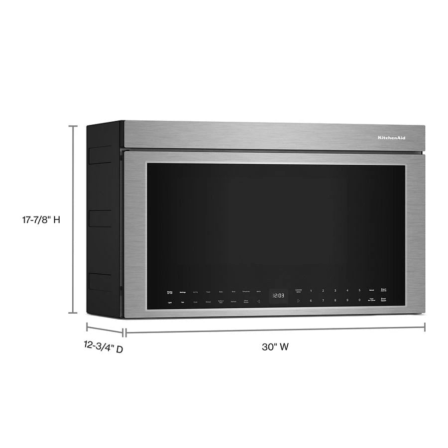 KitchenAid?? Multifunction Over-the-Range Oven with Infrared Sensor Modes - (KMMF730PPS)
