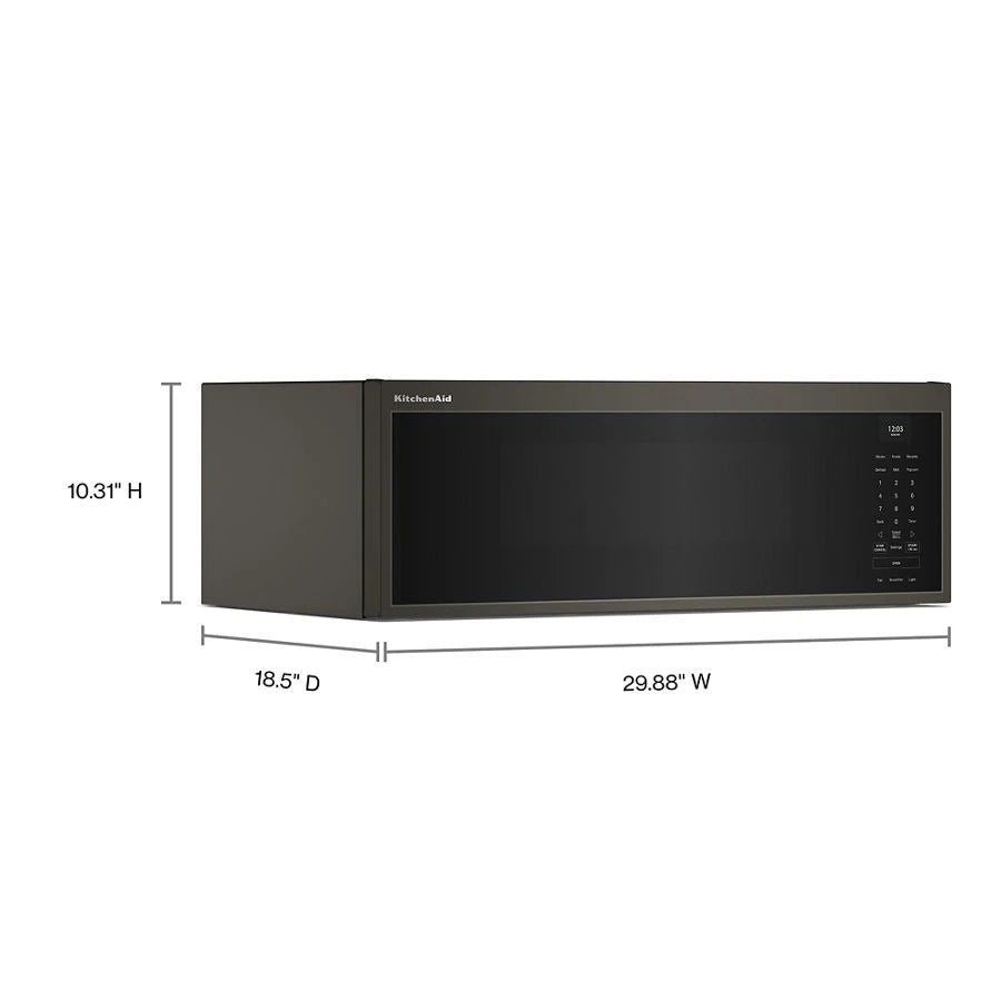 Smart Low Profile Microwave Hood Combination with Dual Fan Ventilation - (KMML550RBE)