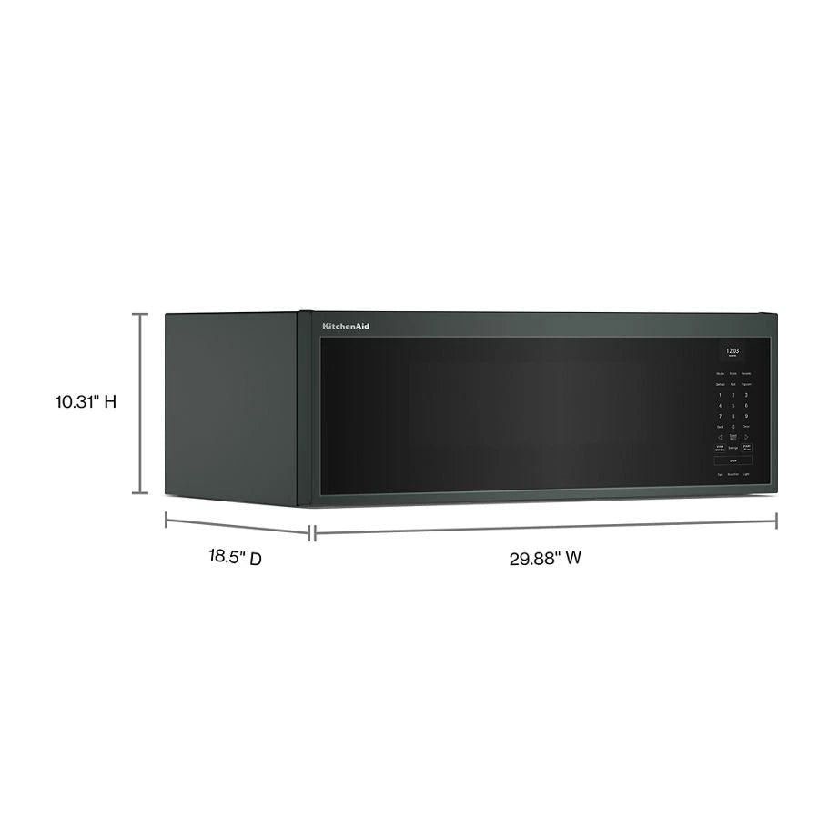 Smart Low Profile Microwave Hood Combination with Dual Fan Ventilation - (KMML550RJP)