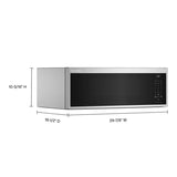 Smart Low Profile Microwave Hood Combination with Dual Fan Ventilation - (KMML550RPS)