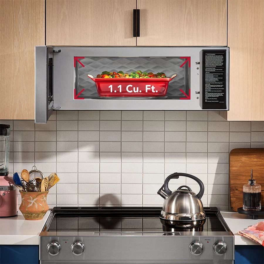 Smart Low Profile Microwave Hood Combination with Dual Fan Ventilation - (KMML550RPS)