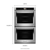 Smart Oven+ 30" Double Oven with Powered Attachments - (KODE900HSS) - KITCHENAID