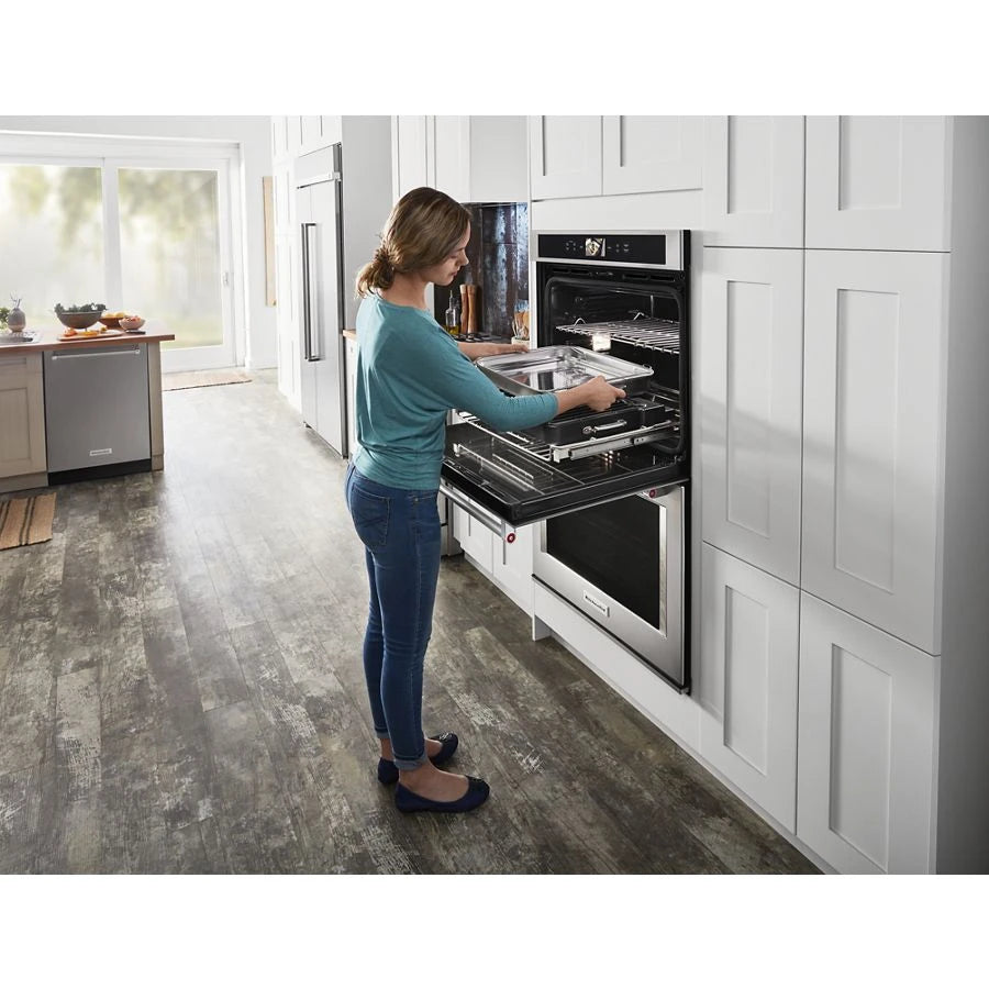 Smart Oven+ 30" Double Oven with Powered Attachments - (KODE900HSS) - KITCHENAID