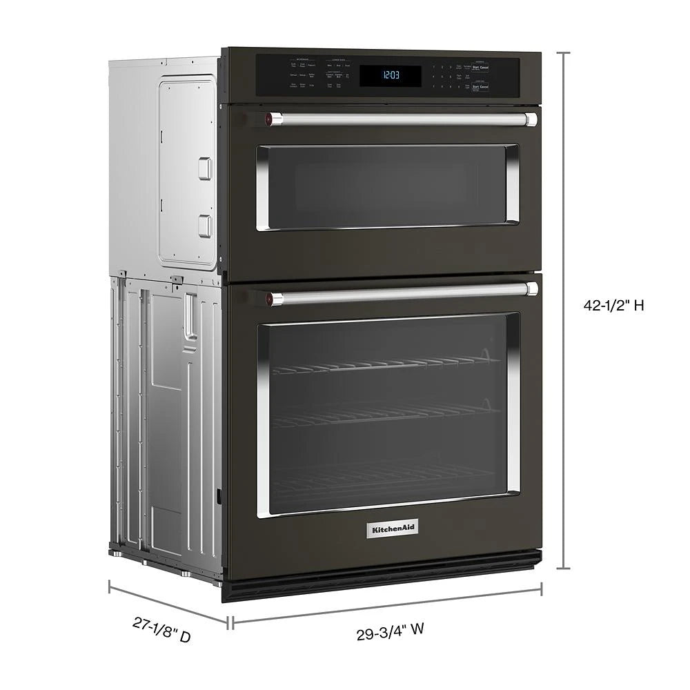 KitchenAid?? 30" Combination Microwave Wall Ovens with Air Fry Mode. - (KOEC530PBS)