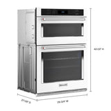 KitchenAid?? 30" Combination Microwave Wall Ovens with Air Fry Mode. - (KOEC530PWH)