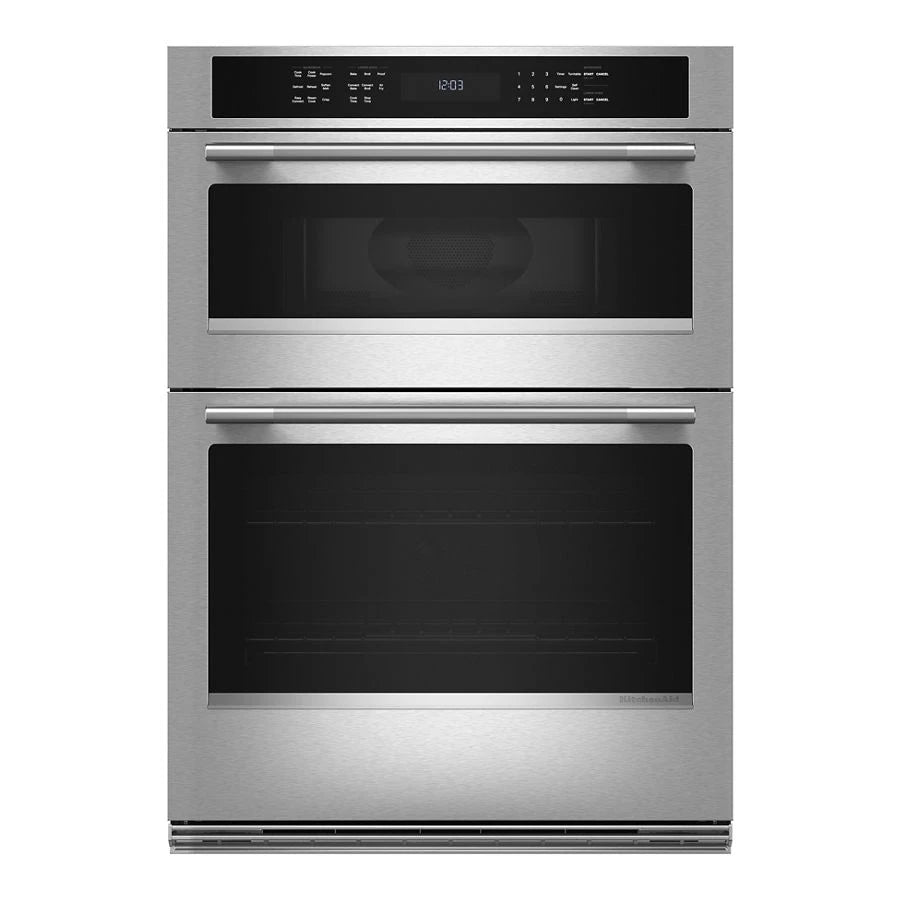 30-inch Electric Combo Wall Oven with No Preheat Air Fry Mode - PrintShield™ Finish - (KOEC530SPS)
