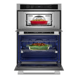 30-inch Electric Combo Wall Oven with No Preheat Air Fry Mode - PrintShield™ Finish - (KOEC530SPS)