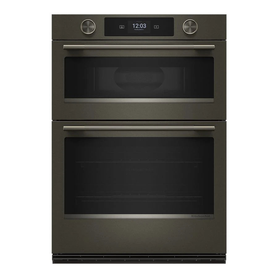 30-inch Smart Electric Combo Wall Oven with Assisted Cooking Modes - Black Ore - (KOEC730SBE)