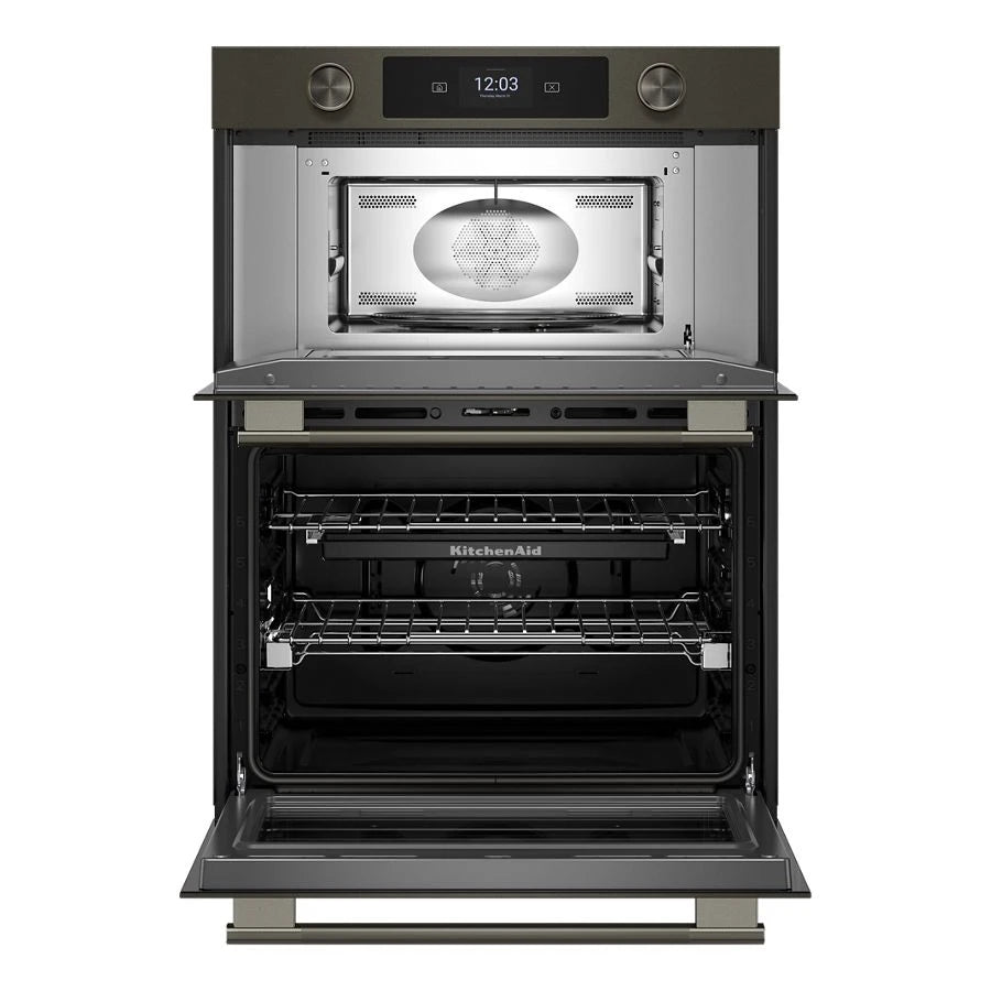 30-inch Smart Electric Combo Wall Oven with Assisted Cooking Modes - Black Ore - (KOEC730SBE)