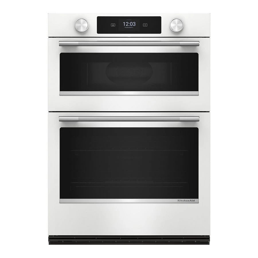 30-inch Smart Electric Combo Wall Oven with Assisted Cooking Modes - White - (KOEC730SWH)