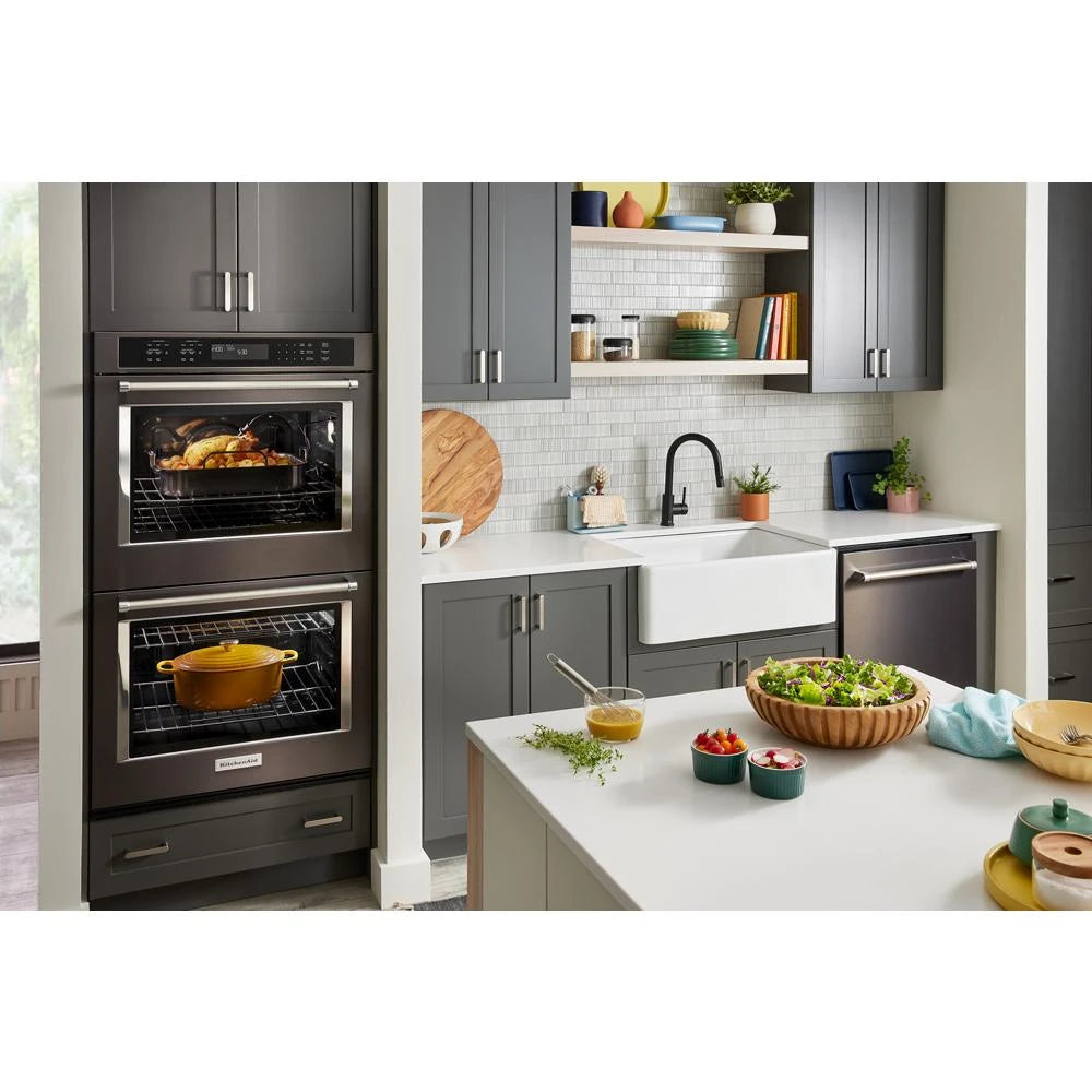 KitchenAid?? 27" Double Wall Ovens with Air Fry Mode - (KOED527PBS)